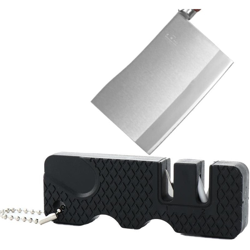 Pocket Knife Sharpener, Handheld Keychain Tool for Outdoor Camping and