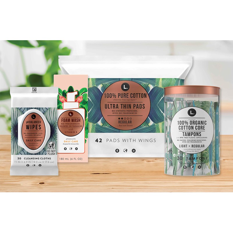 L. Organic Cotton Tampons Multipack - Light + Regular 42