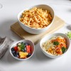 SumitlEyao 6-Piece Porcelain Dessert Bowls Set - 5.5 Inch Small