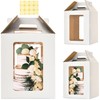 Hzzycaxli 3 Pack Tall Cake Boxes for Tier Cakes,12 x12x14