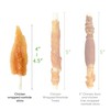 MON2SUN Dog Rawhide Twist 4-4.5 Inch Chicken Wrapped Rawhide Sticks