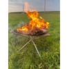 eBoutik - Portable Steel Mesh Camp Fire Pit for Wood