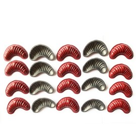 CULIMI Tart Pan Mold - Tartelette Non - Stick Coating Baking Form - Bakeware 20 pcs Set (Rolls)