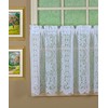 Today's Curtain Hopewell Premium Lace Tier 24", White, 58W x