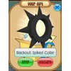 Animal Jam Classic AJC Blackout Spiked Collar (READ DESCRIPTION)