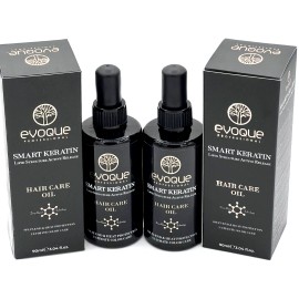 EVOQUE SMART KERATIN HAIR CARE OIL SPLIT-END & HEAT PROTECTION 2 PACK