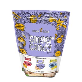 Gem Gem Ginger Candy Chewy Ginger Chews (Assorted Flavors, 19oz)
