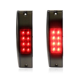 LUKFMOSTOR 2Pcs ATV Smoked LED Tail Lights for Polaris Ranger 570 Brake Taillights for 2411450 Ranger 400 500 570 800 EFI MIDSIZE Accessories