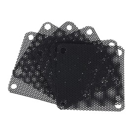 sourcing map PC Dust Filter, 50 x 50 mm PVC Computer Casing, Fan Dust Protection Grille for Computer Cases, Speakers, Black, Pack of 6