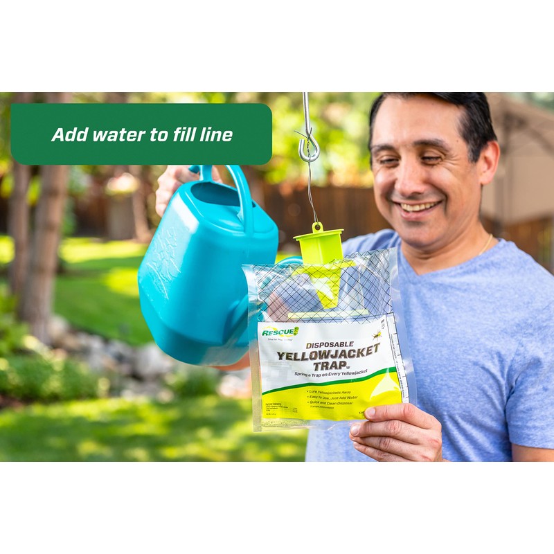 RESCUE! Disposable Yellowjacket Trap - Mountain & Pacific Formula -