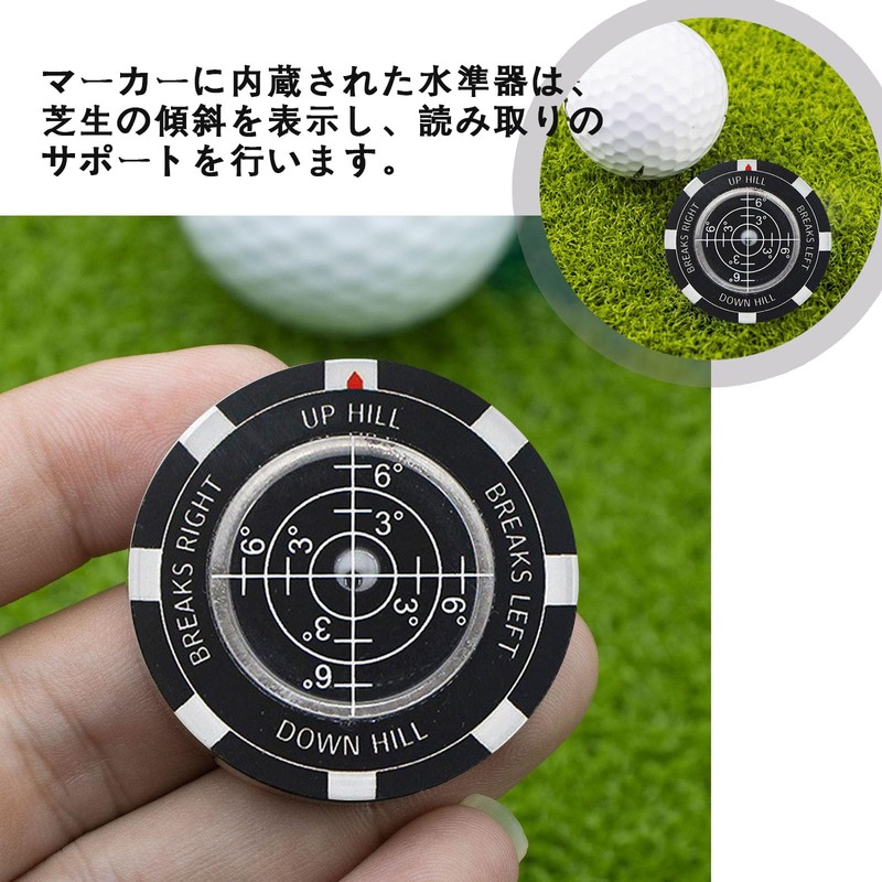 LOYELEY Golf Marker, Blue Level, for Putter Practice, Putter Practice,