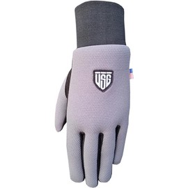 USG Mens Golf Glove | WarmFit - Pair | Winter Essential | Natural Leather Suede (Medium)