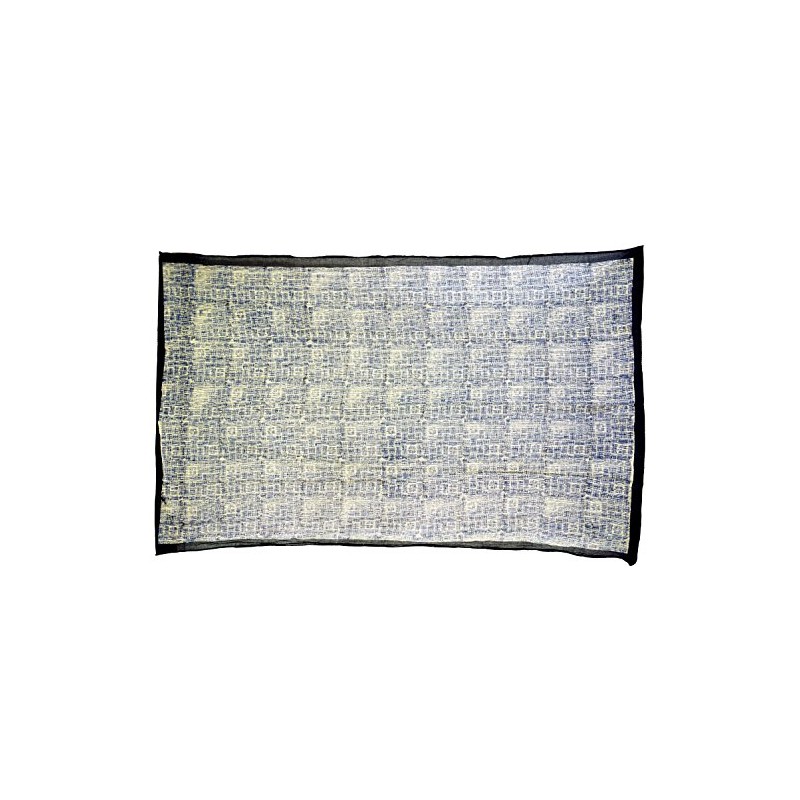 GURU SHOP Lightweight Pareo, Sarong, Hand Printed Cotton Cloth, Men/Women,