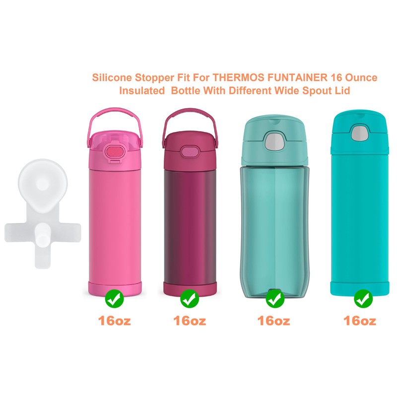 Joshey Replacement Leak-Proof Stopper & Seal Kit (3+3), for Thermos