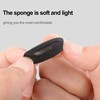200 Black Sponge Headphone Covers, Replaceable Headphone Sponge Covers, Foam