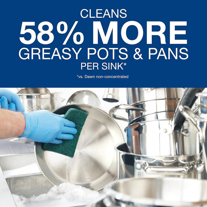 Dishwashing Liquid Soap Detergent by Dawn Professional, Bulk Degreaser Removes