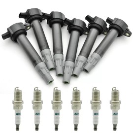 Unbranded 6pcs Ignition Coil + Spark Plug Kit for 2006-10 Chrysler 300 Dodge Charger UF502