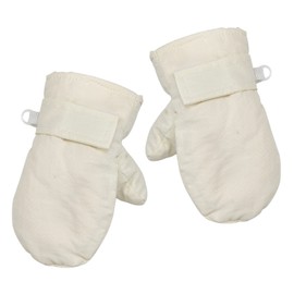 Baby Winter Gloves, Children's Gloves 2/3/4 Years, Girls Boys, Ski Gloves Children Waterproof, Mittens Fleece Mittens Children, for Skiing, Cycling, Outdoor, Warm Sports (M, White), White