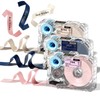 Phomemo A30 P15 Ribbon Label, Exclusive Embellish Pink Navy Beige