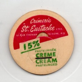 Milk Cap - Cremerie St. Eustache LTEE. - St. Eustache, Quebec, Canada -15% CREME