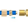 PATIKIL 120 Pcs Brass Compression Fittings Assortment Kit, 1/4" 5/16"