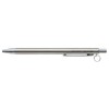 Platinum Fountain Pen, Stainless Steel Ballpoint Pen with Ring, 0.03 inches (0.7 mm), Compatible with Metal Detectors, BSL-DWR [Bulk Purchase Set of 3]