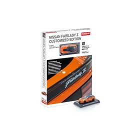 KYOSHO MINI CAR & BOOK No.15 1/64 Nissan Fairlady Z Customized Orange Finished Product