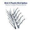 Bird-X Plastic Spikes Kit, Narrow Bird Spikes for Pigeons and