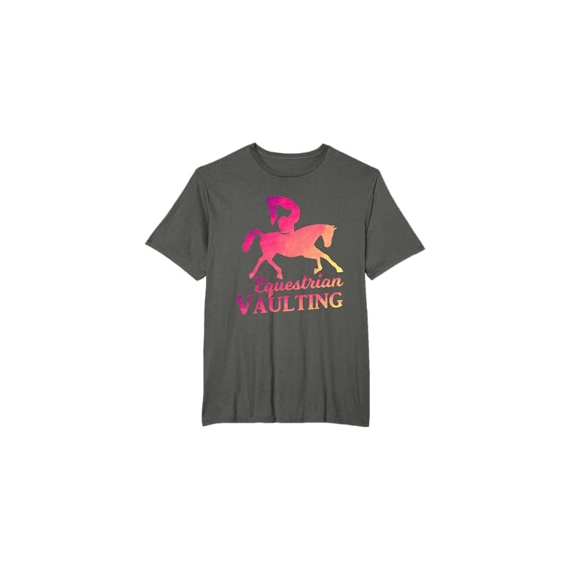 Volteggio Cavallo Equestre Acrobazia Equitazione Regalo Maglietta