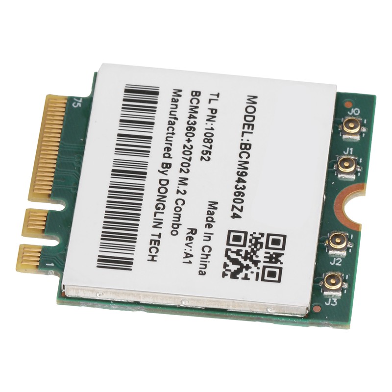 Wireless Network Card 802.11ac 1300Mbps WiFi Bluetooth 4.0 M.2 NGFF