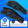 Shelita Front Bumper Cover Bumper Bracket Retainer Set for 2009-2010