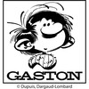 Gaston Lagaffe GLMX-2029 Große Glückwunschkarte für den Ruhestand, Format A4 + weißem