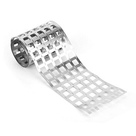 Nickel Belt - Nickel Strip 1M 0.15mm Thick Nickel Plated Steel Strip Sheet for 18650 Lithiums Battery Pack Spot Welding(6P 0.15107.5mm)