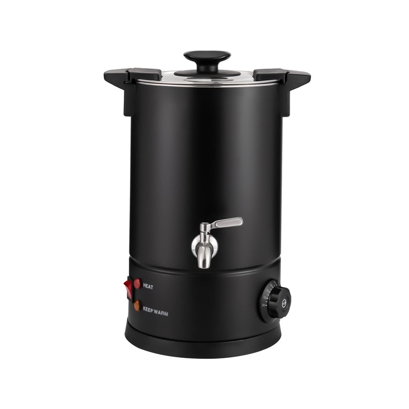 Stainless Steel Coffee Urn Hot Beverage Dispenser Adjustable Temperature (86-230°F)