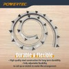POWERTEC Flexible Curve Template Ruler 107", Wood Curve, Woodworking Profiling