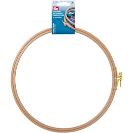 Prym 611679 Buchenholz mit Schraube 8 mm x 25 cm Stickrahmen, beige, 25 cm