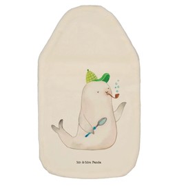 Mr. & Mrs. Panda Hot Water Bottle Seal Sherlock Gift Hot Water Bottle Cover Hot Water Bottle with Cover Small Hot Water Bottle Good Mood Children's Hot Water Bottle