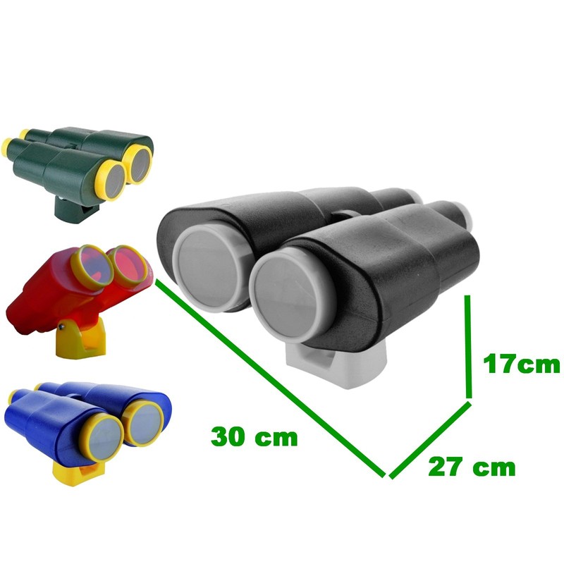 Big Telescope for Play tower, pivotable and rotatable - blue
