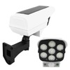 Solar LED Wall Light Simulated Camera Induction Lamp Remote Control