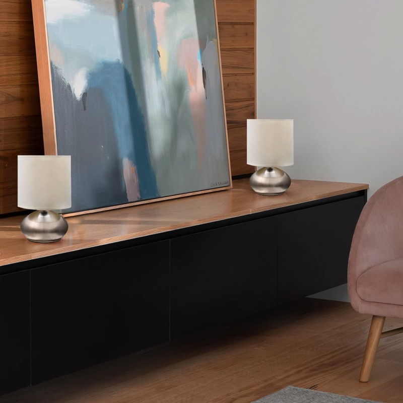 Catalina Lighting 18581-00 Caden Mini Reading Lights, Touch Accent Lamps