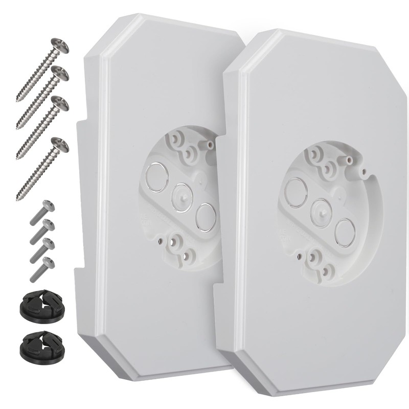 MINSN PTY Siding Mounting Block, Perfect Fit 8141DBL Built-in Electrical