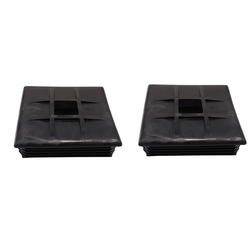 VOANZO 2PCS RV Bumper Plug End Cap 4" Square Bumper