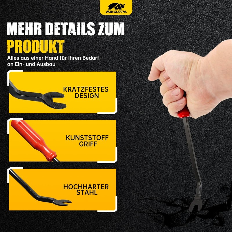 MIKKUPPA 716 Piece Universal Car Mounting Clips Set with Disassembly