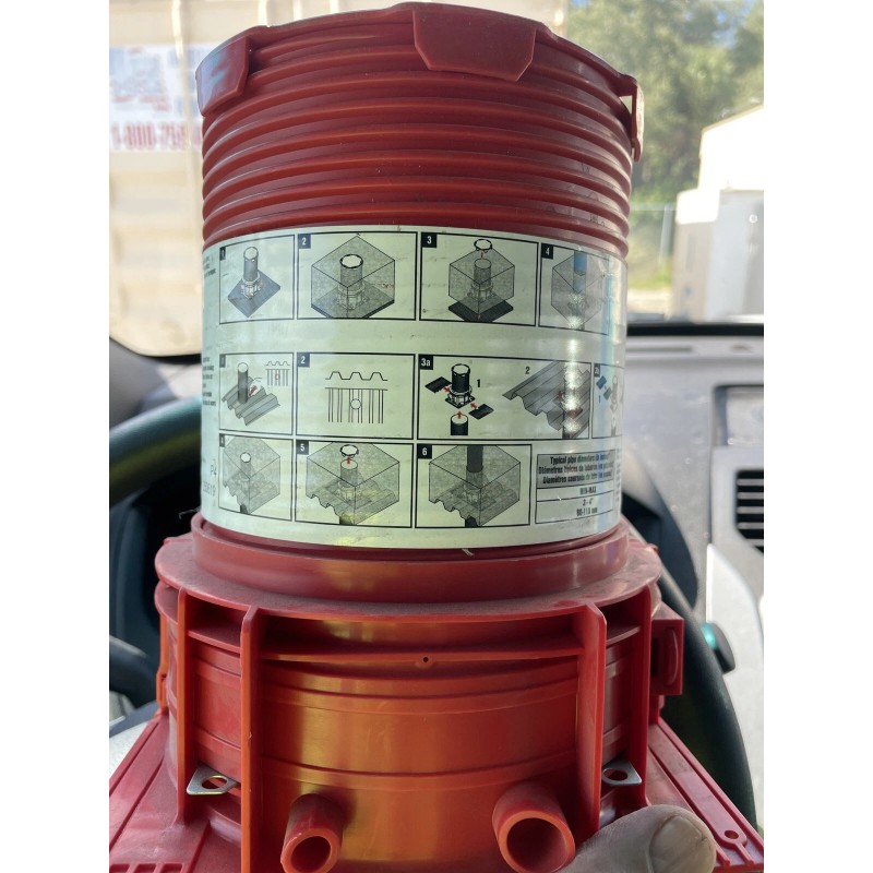 HILTI FIRESTOP CAST-IN DEVICE CP 680-P 3" #2213356 / (NEW)