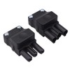 3 Pole Male and Female Locking Lighting Connector IP30