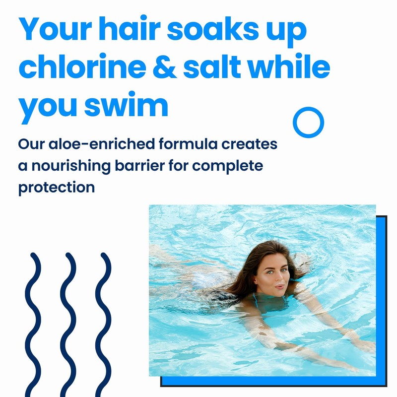 AQUA GUARD Pre-Swim Hair Defense | Protect Hair Before You