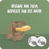 NUK for Nature Baby Dummy, 6-18 Months, Sustainable Rubber Dummy,
