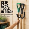 Heavy-Duty Metal Garage Storage J Hooks with Mounting Hardware, 2–12