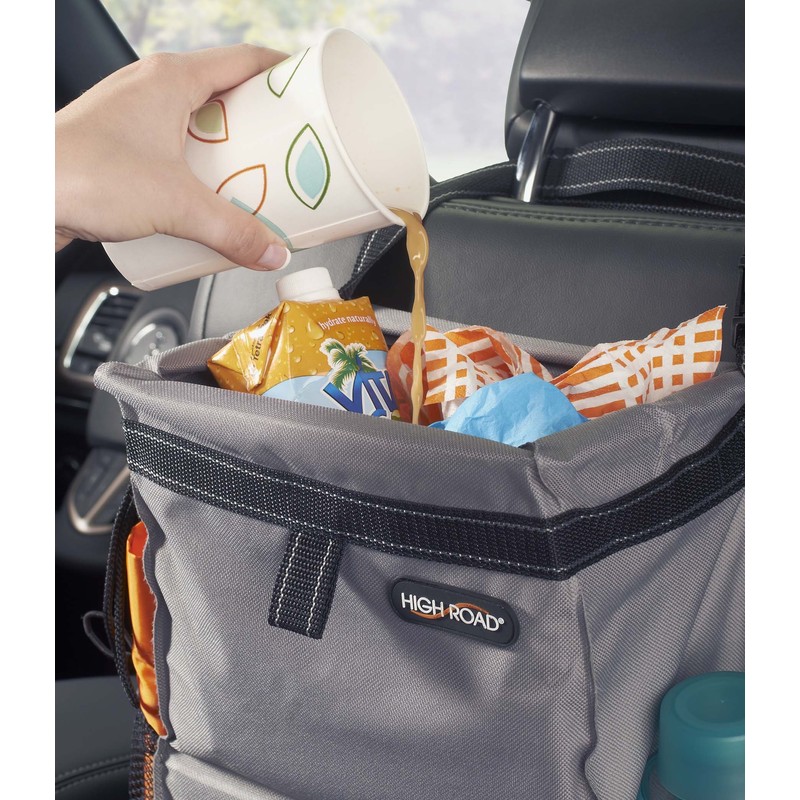 High Road Car Back Seat Trash Bag with Tissue Holder