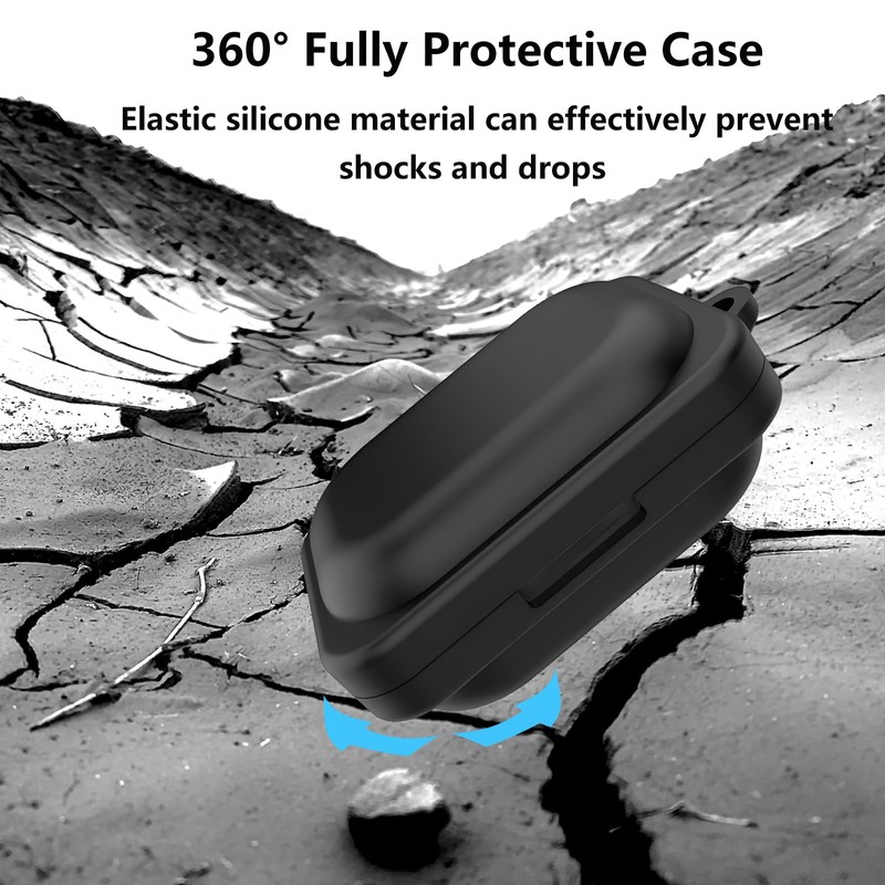 Case Cover Compatible with Nothing Ear (a) Earbuds, Soft Silicone